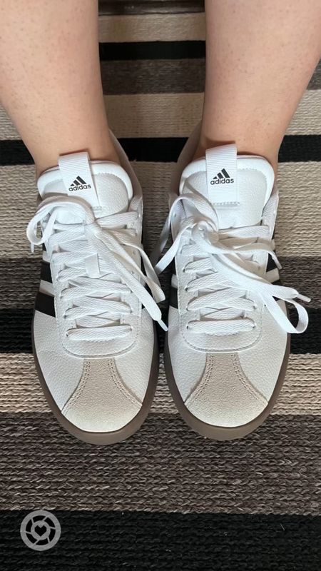 These are so perfect for casual Fridays at work. adidas VL Court 3.0 Sneaker. Size 8, still roomy enough to wear with socks. They are so cute and exactly the style I was looking for!

#LTKfindsunder100 #LTKshoecrush #LTKSeasonal