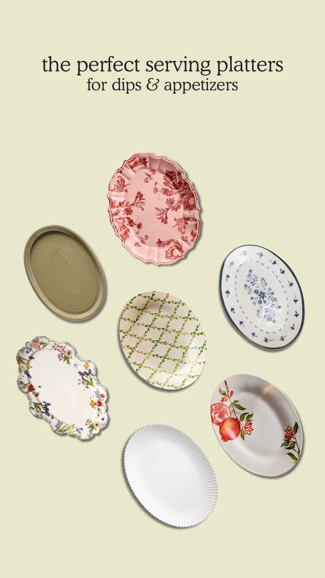 the perfect platters for serving salads, dips, apps and more!

#LTKHome #LTKSaleAlert