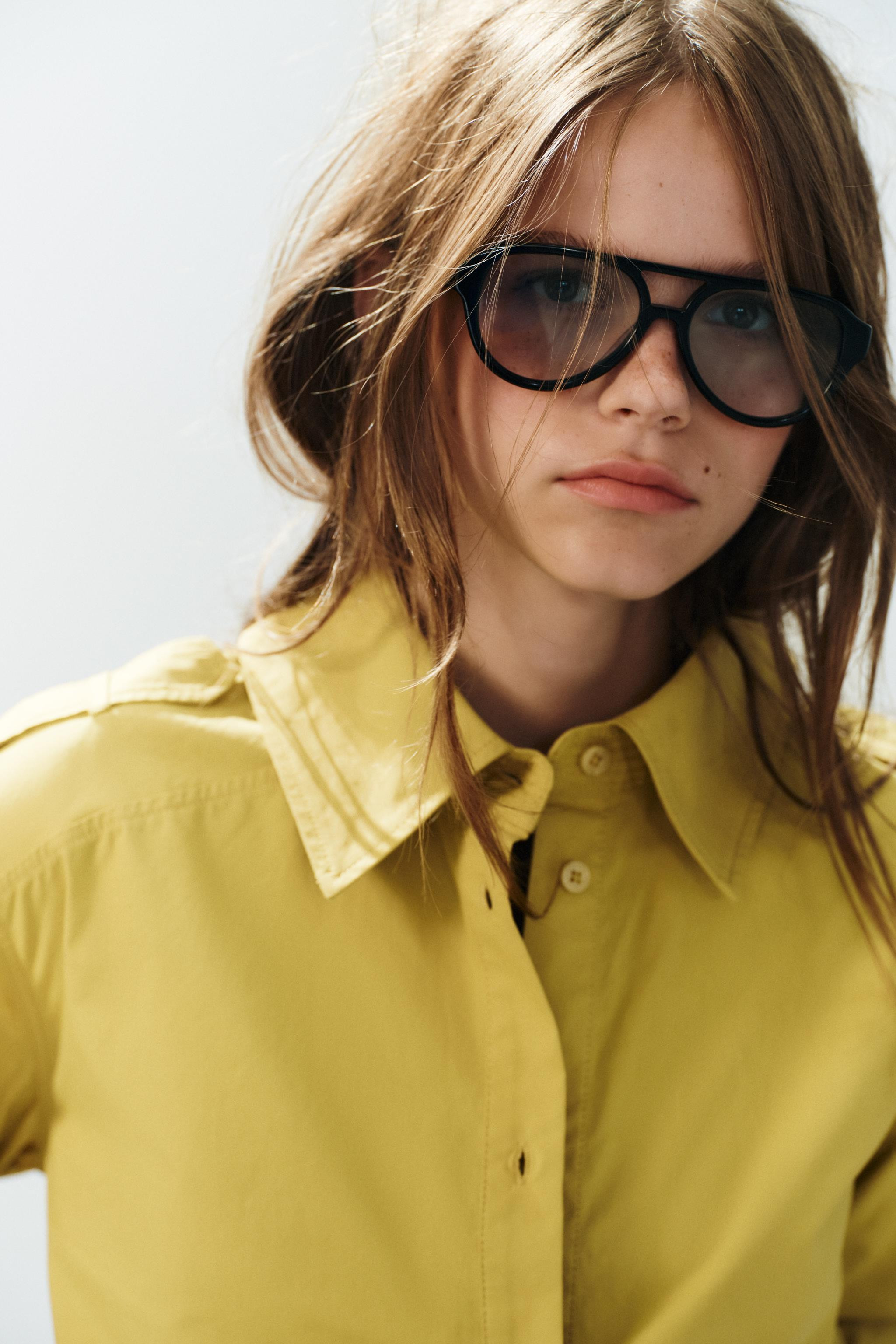 TRENCH SHIRT WITH TABS | Zara UK