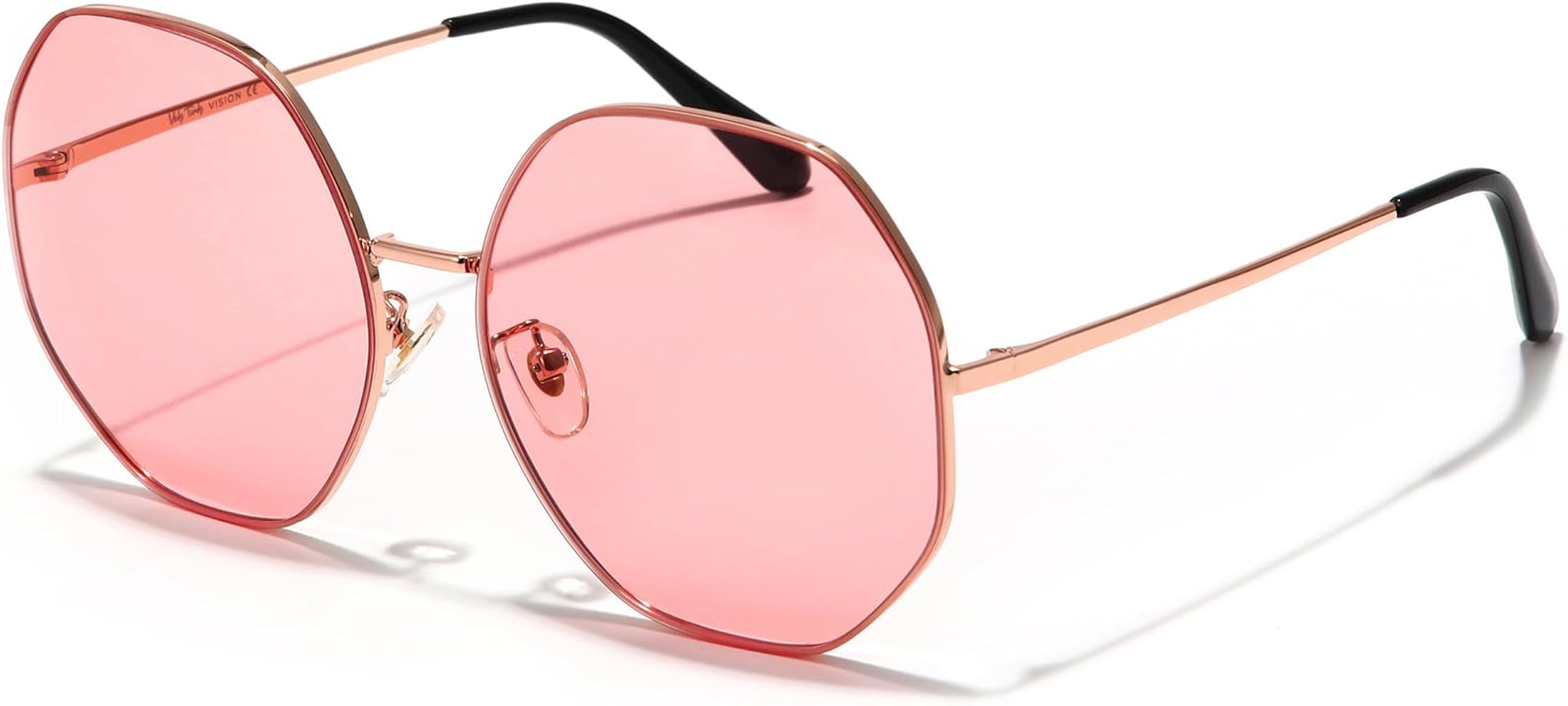 Veda Tinda Vision Round Sunglasses for Women 70s Trendy Retro Oversized Womens Circle Shades UV P... | Amazon (US)