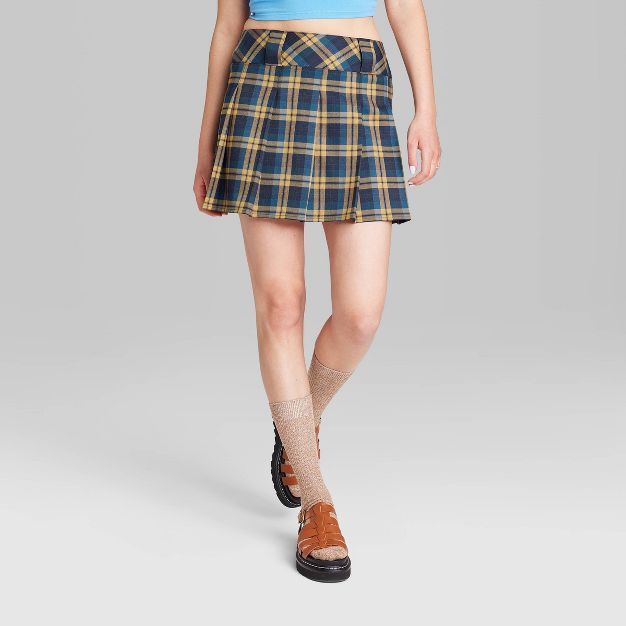 Women's Low-Rise Pleated Mini Skirt - Wild Fable™ | Target