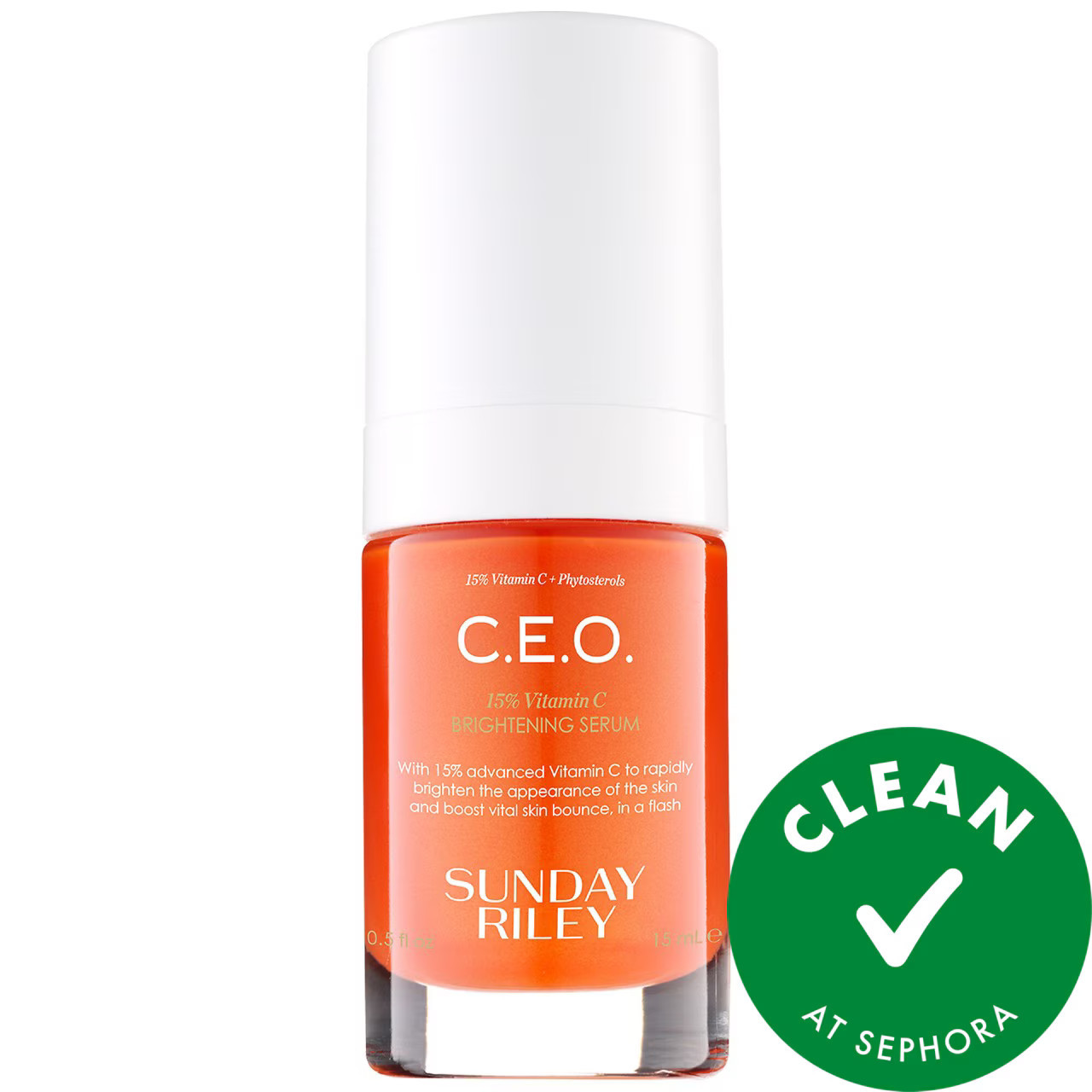 Sunday Riley Mini C. E.O. 15% Vitamin C Brightening Serum 0.5 oz / 15 mL | Sephora (US)