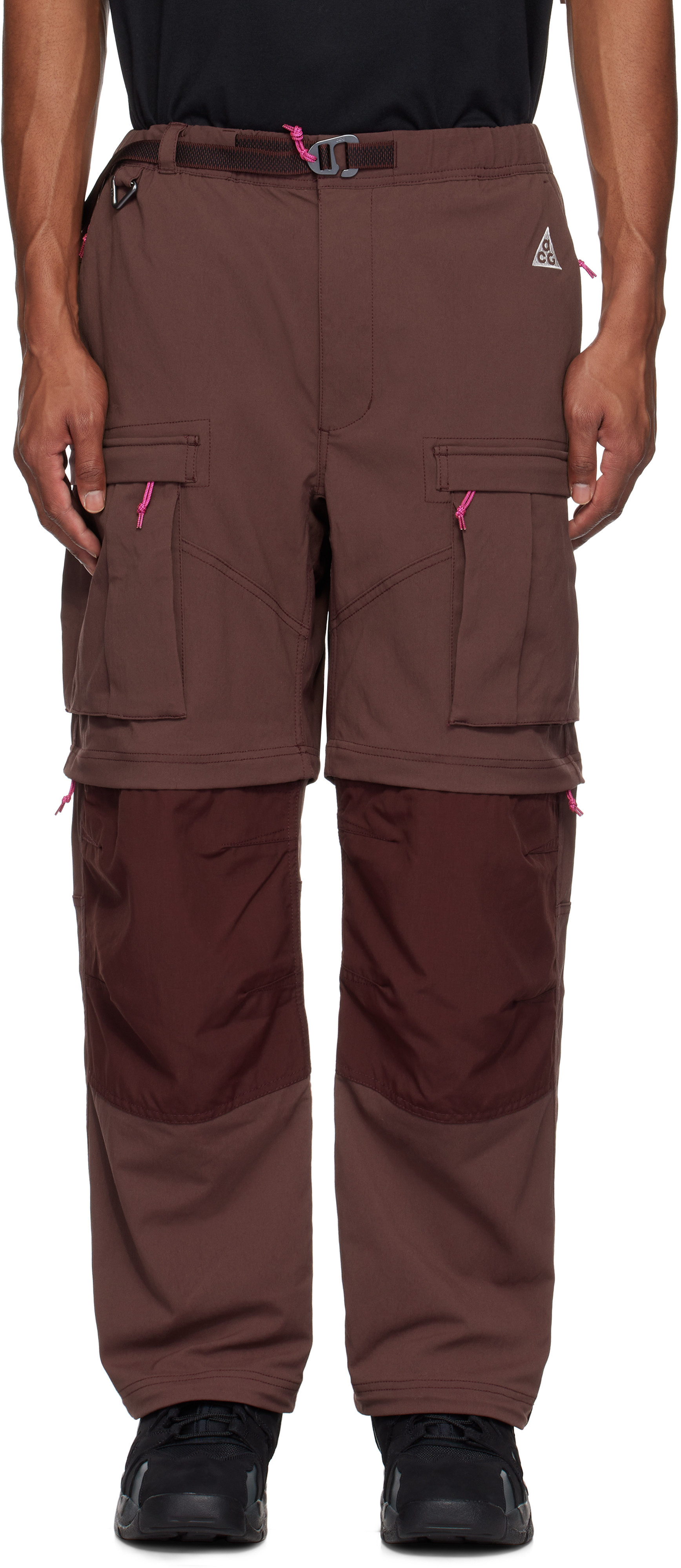 Nike Burgundy ACG Smith Summit Cargo Pants | SSENSE