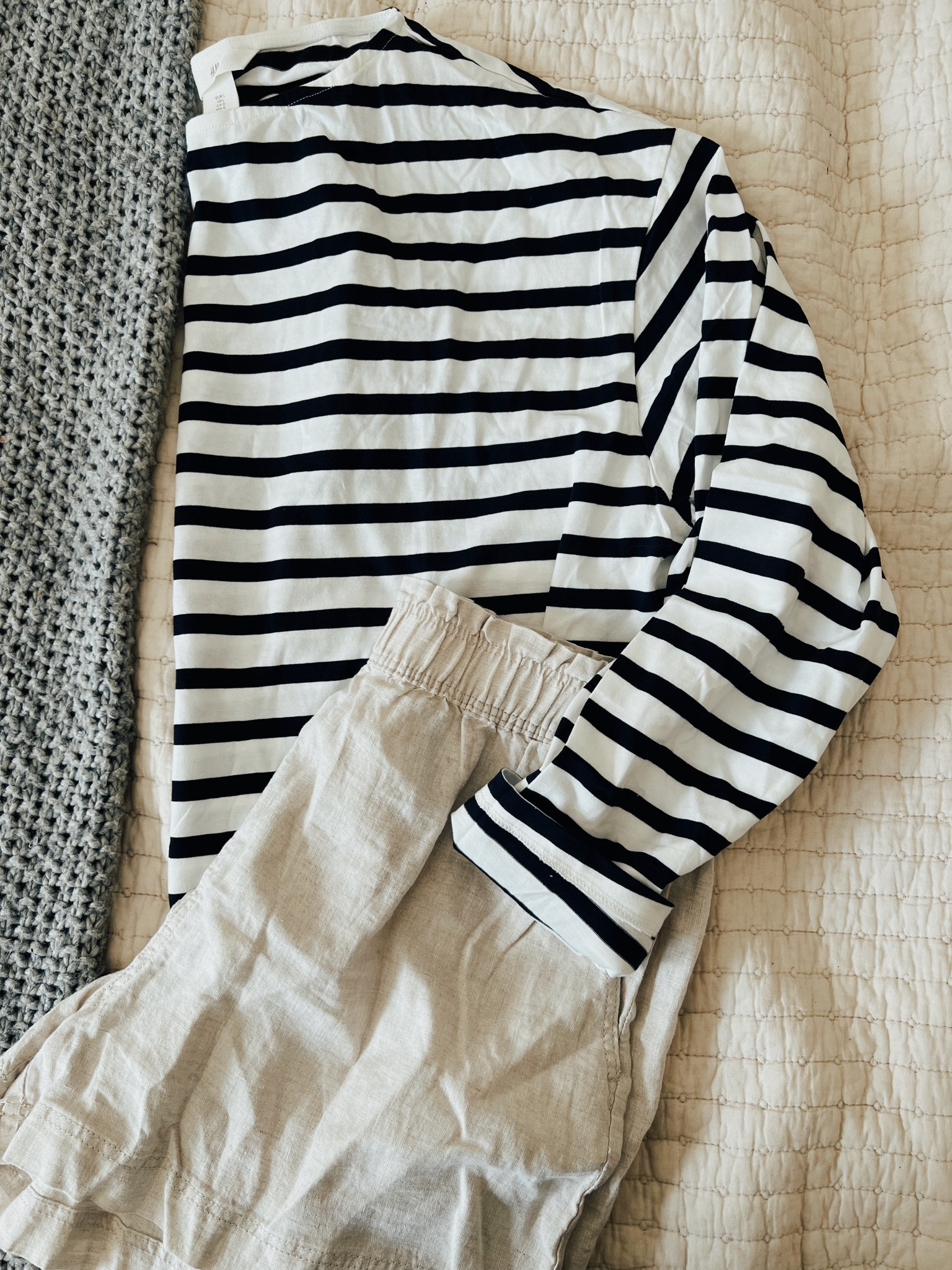 Love this waist length stripped shirt for all year round! 

#LTKStyleTip #LTKFindsUnder50
