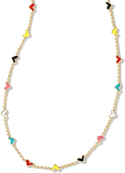 Kendra Scott Haven Heart Gold Strand Necklace in Multi Mix, Fashion Jewelry For Women | Amazon (US)