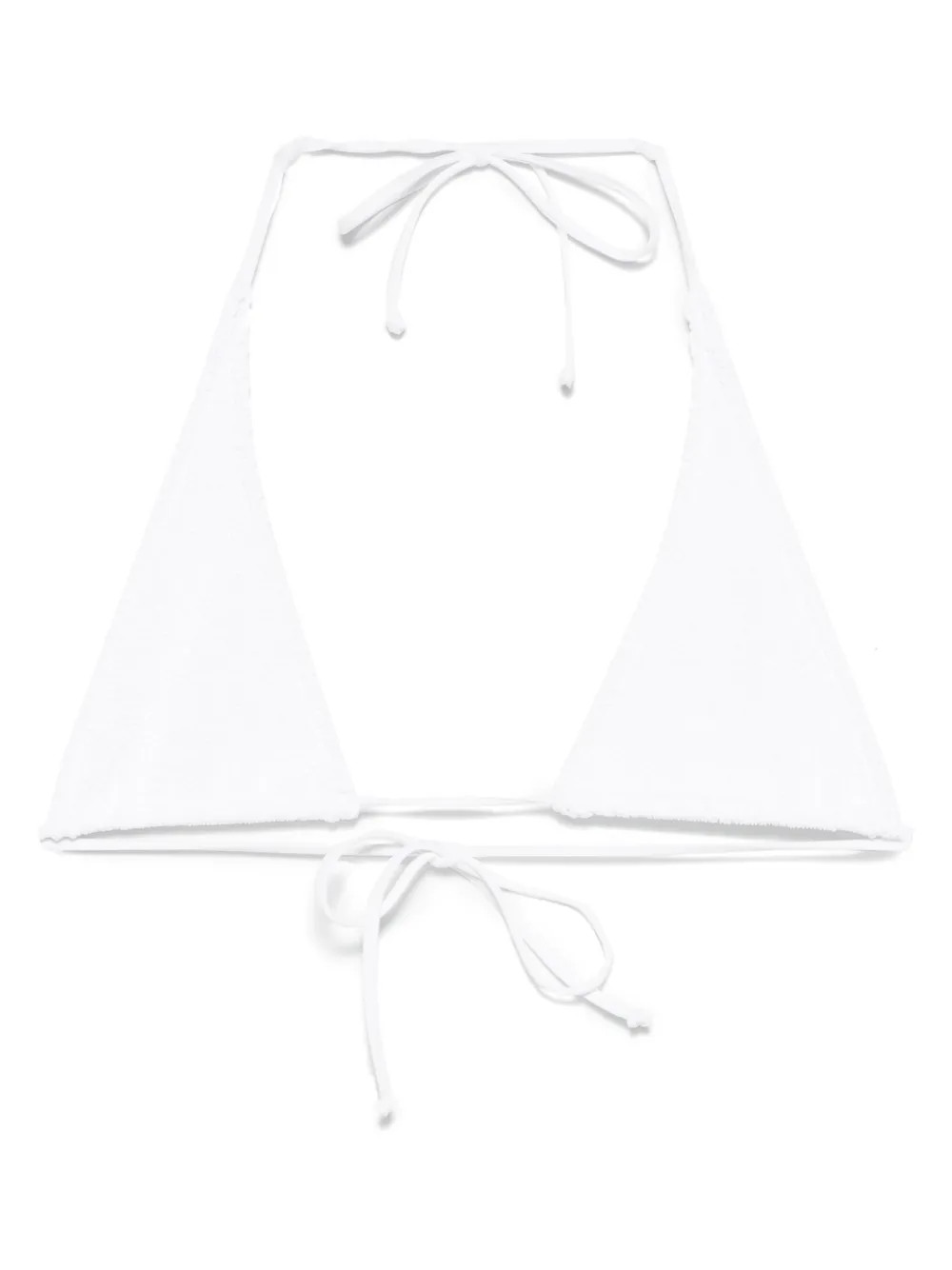 MC2 Saint Barth triangle-cup Bikini Top | White | FARFETCH GR | Farfetch Global