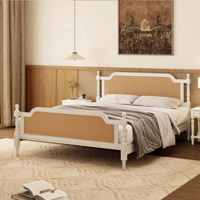 Traditional Style Rattan Bed Frame | Wayfair North America