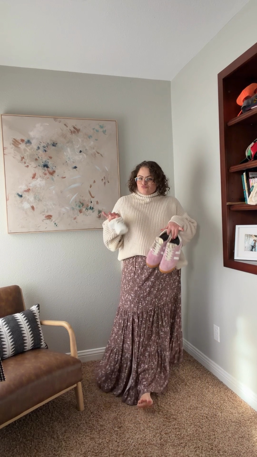 Welcome to Wisconsin spring:
40° and sunny = no hat, no gloves, no heavy coat.

It’s basically still winter… but if you throw on florals we all agree it counts as spring. 🌸

PS — the skirt is from Arula (RIP), jacket is an old Target one (linked similar on LTK), and the sweater is a Free People staple. Mine’s an XL for that super oversized fit.

Robe XXL
bike shorts XL

bust 44  //  waist 42  //  hips 55  //  5’6” 

#LTKootd #LTKPlusSize #LTKMidsize