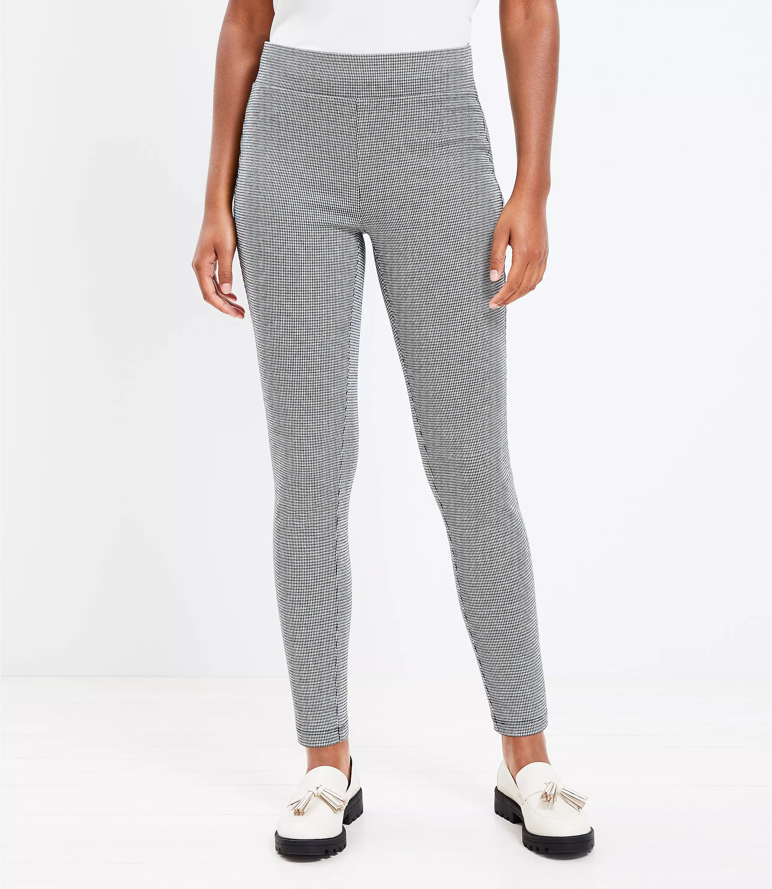 Micro Houndstooth Leggings | LOFT
