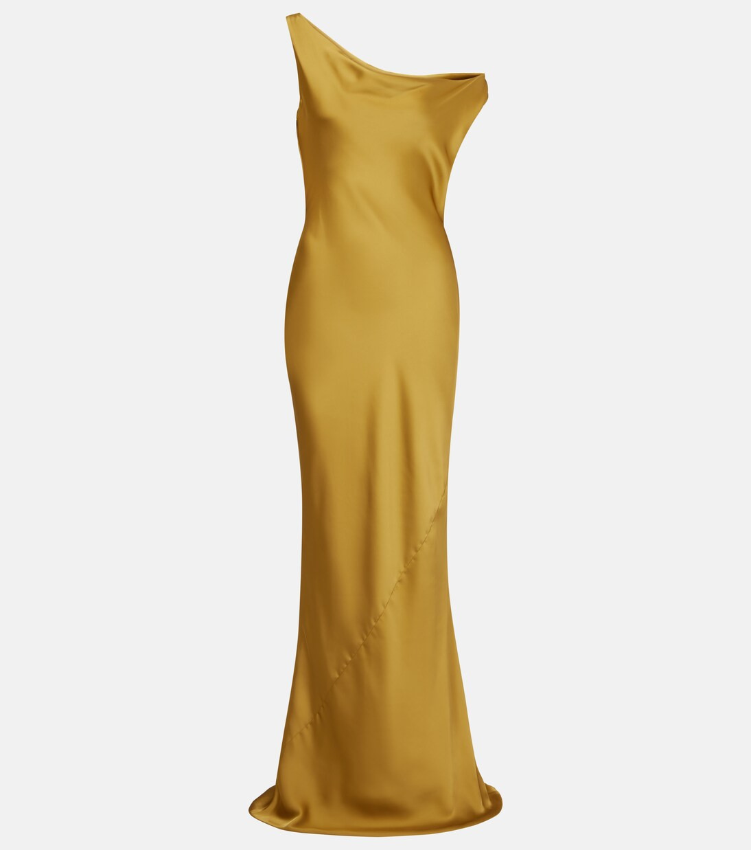 Maria asymmetric crêpe satin gown | Mytheresa (US/CA)