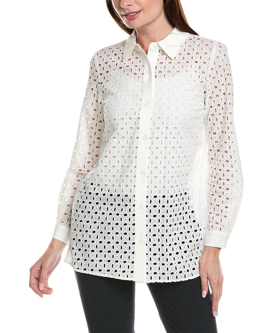 Anne Klein Button-Down Tunic | Shop Simon
