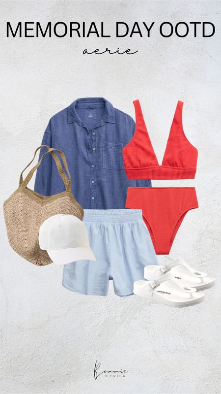 Memorial Day Weekend Outfit 🇺🇸☀️ Midsize Fashion | Size Inclusive Swimwear | Americana Outfit | Summer Outfit | Pool Outfit | Lake OOTD

#LTKSeasonal #LTKMidsize #LTKSwim