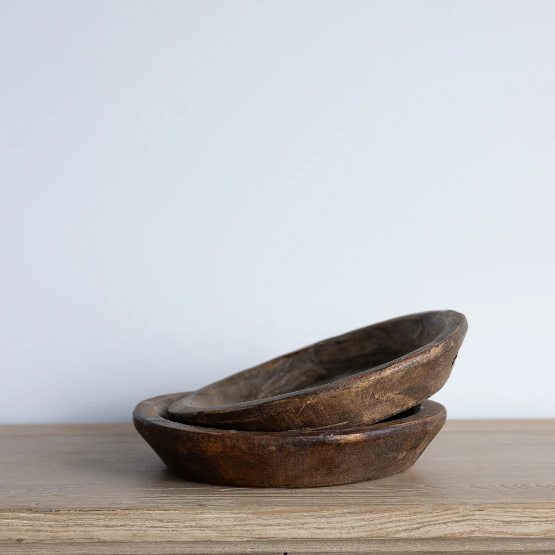 Round Walnut Bowl | By Luxe B Co. | luxe bCO