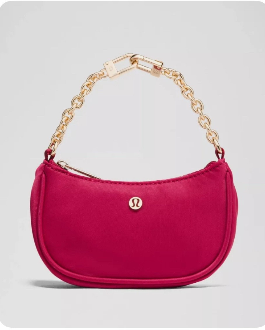 Lululemon nano shoulder bag / new / light weight / less than $35 / beautiful fun berry rumble 

#LTKCyberWeek #LTKGiftGuide #LTKFindsUnder50