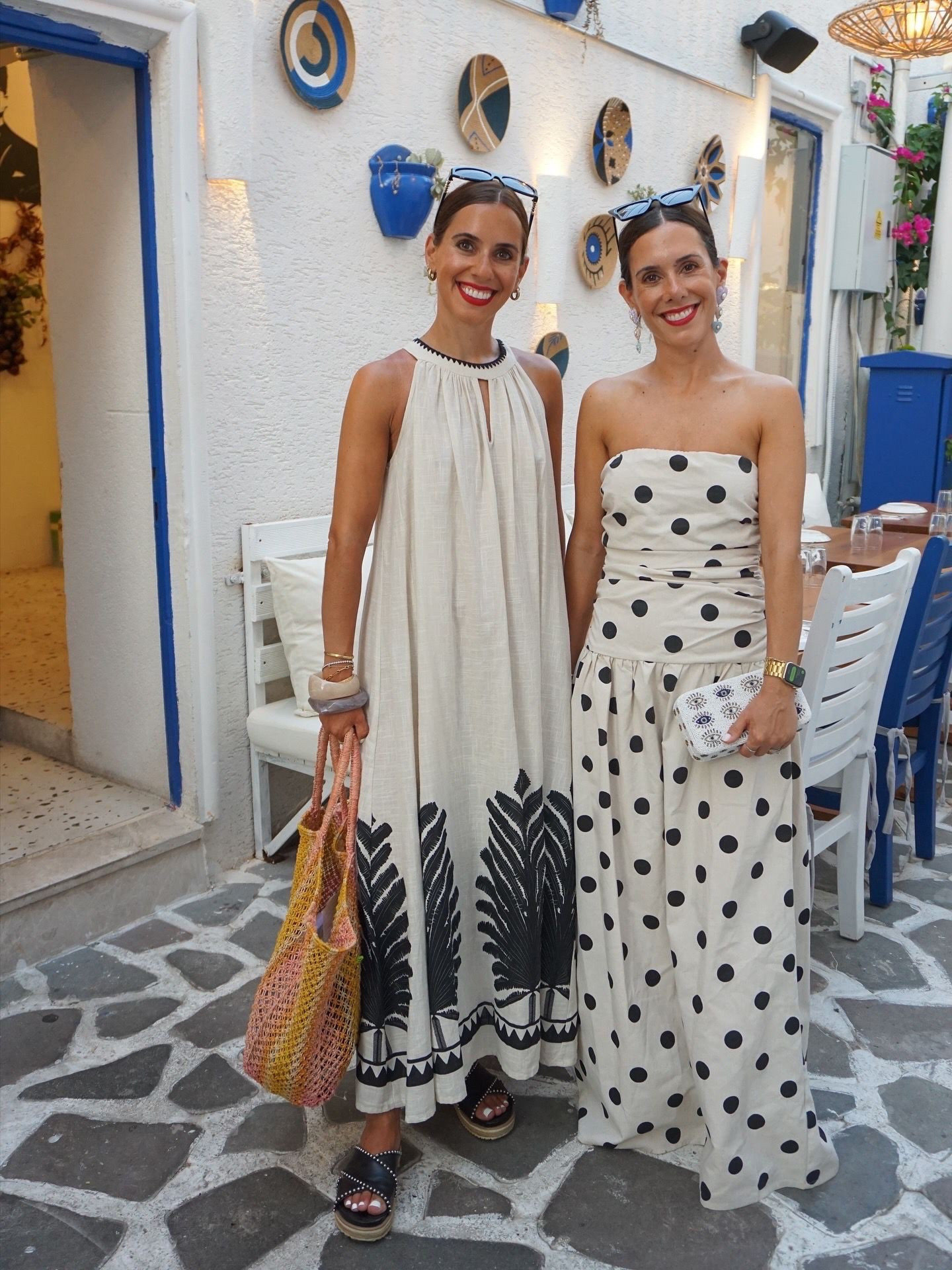 Polka dots & palm leaves 

#LTKuk #LTKeurope #LTKstyletip