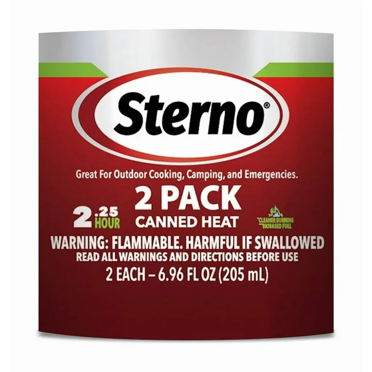Sterno Fuel Cans - 2.25 Hour Burn, 2 Pack Chafing Dish Fuel Can Burners for Food Warmer, Chafer F... | Walmart (US)