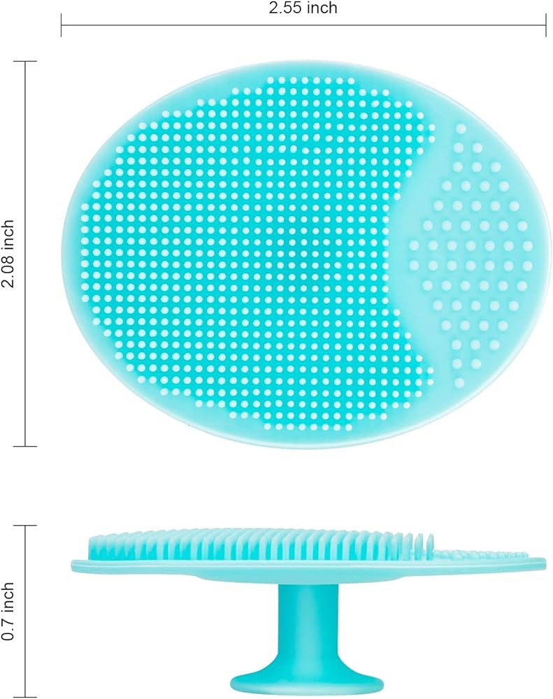 4 Pack Face Scrubber,JEXCULL Soft Silicone Facial Cleansing Brush Face Exfoliator Blackhead Acne ... | Amazon (US)