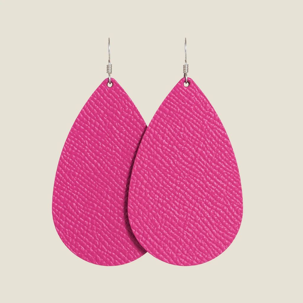 Paradise Pink Teardrops | Nickel and Suede