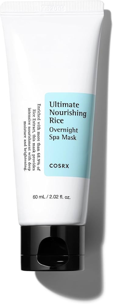 COSRX Ultimate Nourishing Rice Overnight Spa Mask, 60ml / 2.02 fl.oz | Rice Extract 68% and Niaci... | Amazon (US)