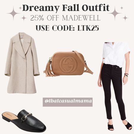 Save 25% at Madewell with code: LTK25 . H&M Double Breasted Coat in Beige. Women’s backless Black Mule Loafers. Madewell High Rise Skinny Jeans. Gucci Soho small leather disco bag.

#LTKsalealert #LTKfindsunder100 #LTKSale