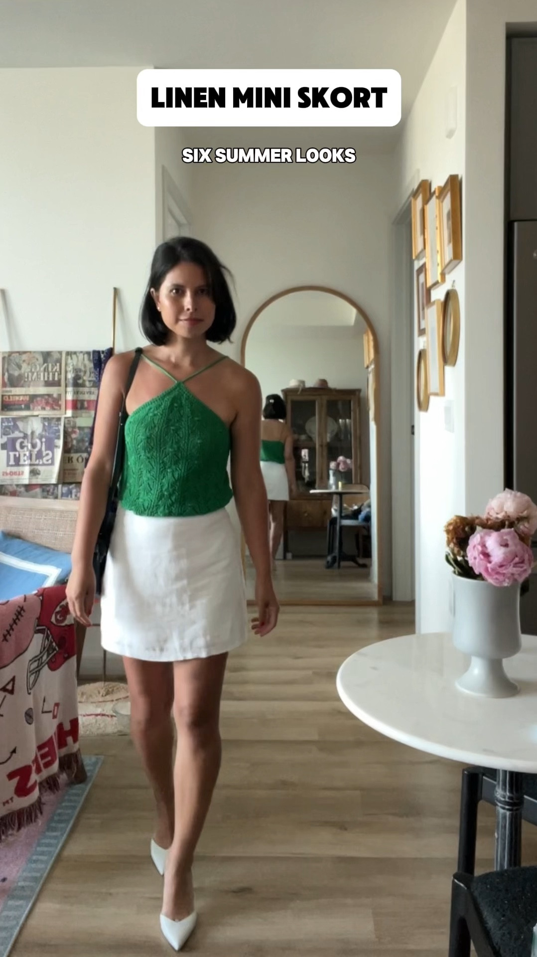 Summer outfits, summer look, linen skirt, linen skort, Abercrombie, date night, errands, white skirt, over 30, petite, Sezane 

#LTKVideo #LTKSaleAlert #LTKFindsUnder100