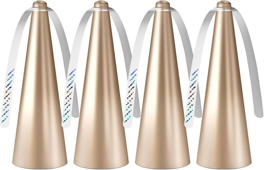 Glovv Fly Fans for Tables, Bug Food Fan Outdoor Indoor Keep Flies Away, 4 Pack Portable Batteries... | Amazon (US)