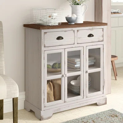 Hardrick 3 Door Accent Cabinet August Grove® | Wayfair North America