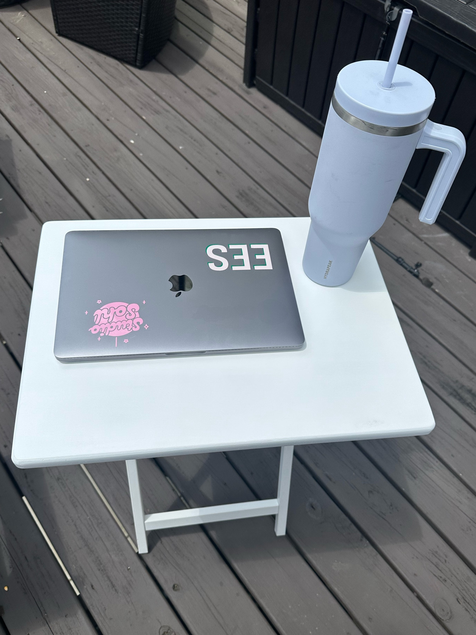 The best little table for working outside! 

#LTKSeasonal #LTKunder50