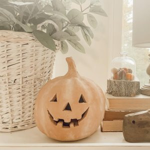 Handmade Terracotta Jack O' Lantern | Pottery Barn (US)
