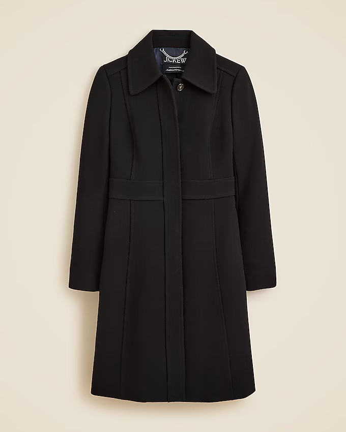 New lady day topcoat in Italian double-cloth wool blend | J. Crew US