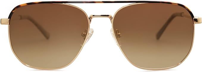 SOJOS Retro Aviator Polarized Sunglasses Womens Mens Vintage Square Shades Sun Glasses UV400 SJ11... | Amazon (US)