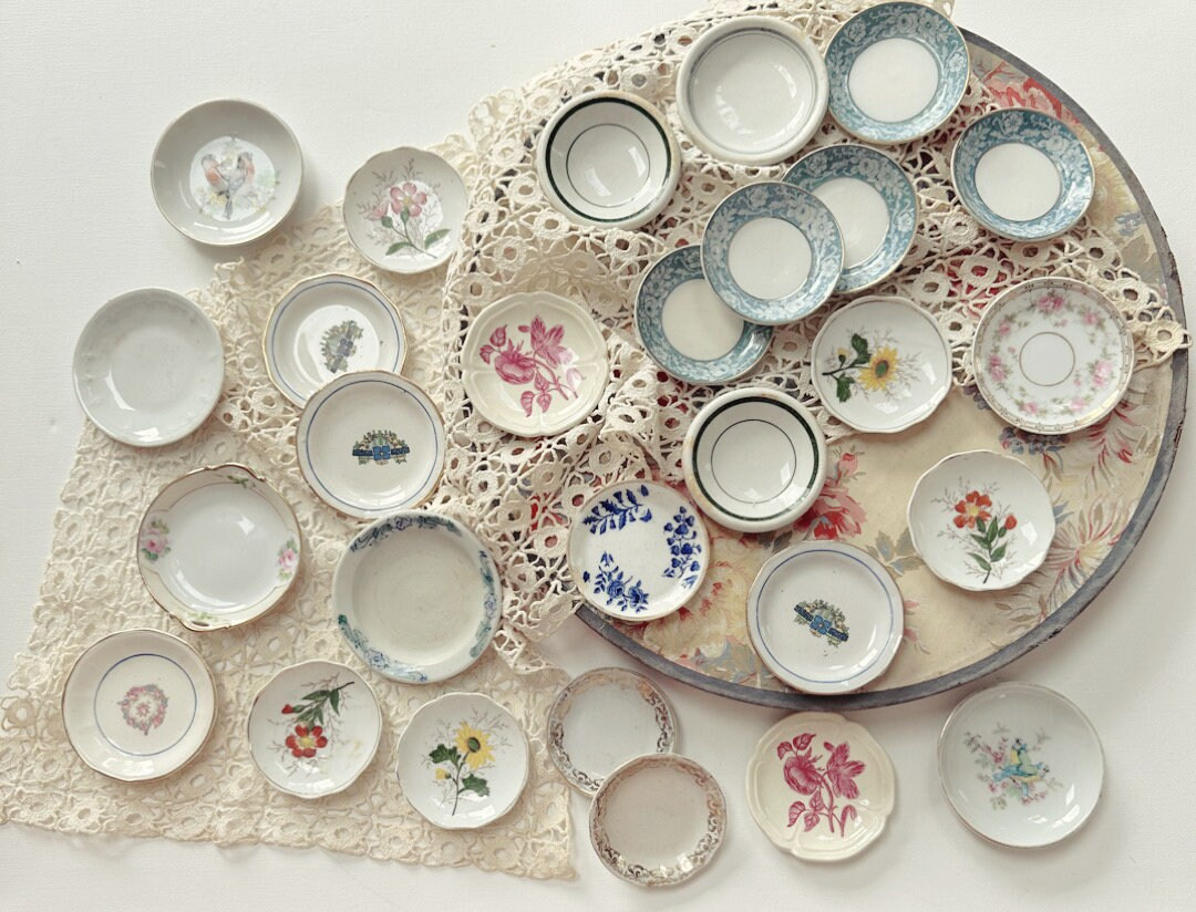 Antique & Vintage Butter Pat Collection 28 Beauties classic American Farmhouse Style Farm Fresh N... | Etsy (US)