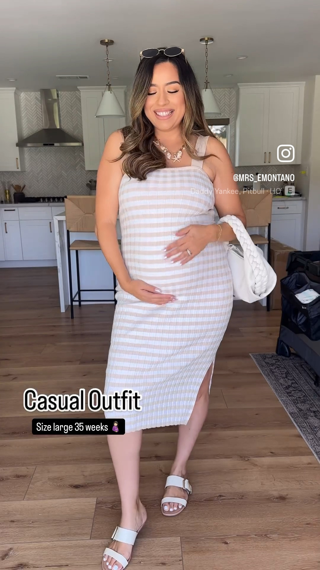 Wearing a size large in this non-maternity Amazon dress! 

#LTKFindsUnder50 #LTKStyleTip #LTKBump