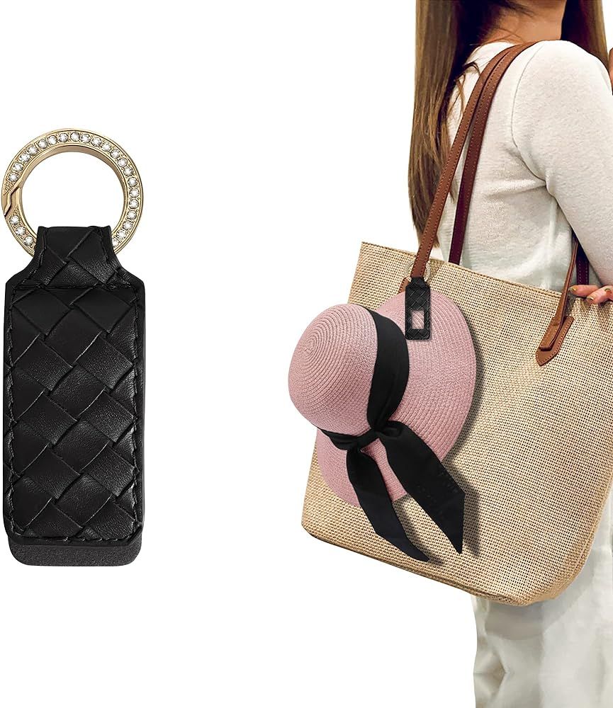 JYG Hat Clip for Traveling Handbag Backpack PU Elastic Cap Holder Outdoor Travel Accessory Hat Compa | Amazon (US)