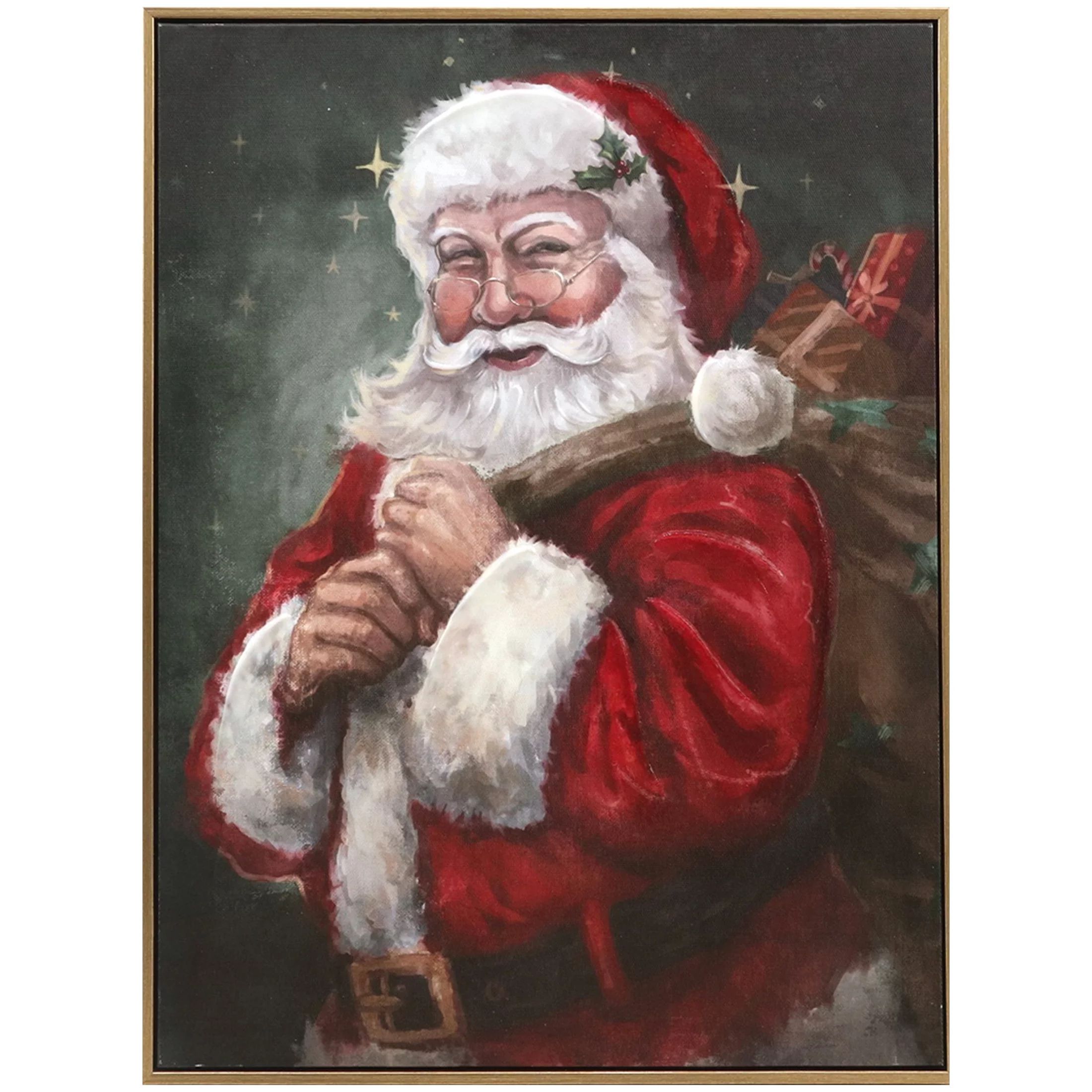 Smiling Santa Wall Art Christmas Decoration by Holiday Time | Walmart (US)