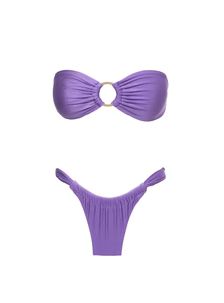 Janea Bandeau Bikini Top Purple | Princess Polly US