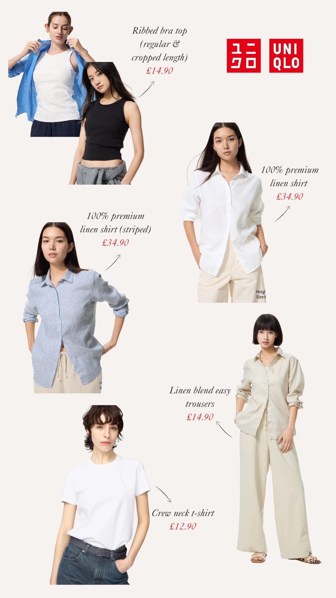 The Uniqlo Arigato Festival sale ends today 🤍

I’ve rounded up my favourite pieces included in the promotion, from the linen shirts and linen blend trousers to the AIRism tees and bra tops perfect for summer.

If you’ve been thinking about picking up some summer basics, today is probably the day.

#LTKsummer #LTKfestival #LTKeurope
