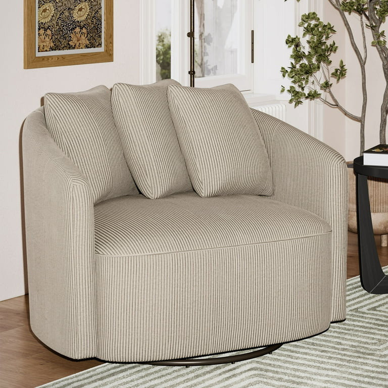Beautiful Drew Chair by Drew Barrymore, Fawn Cord | Walmart (US)