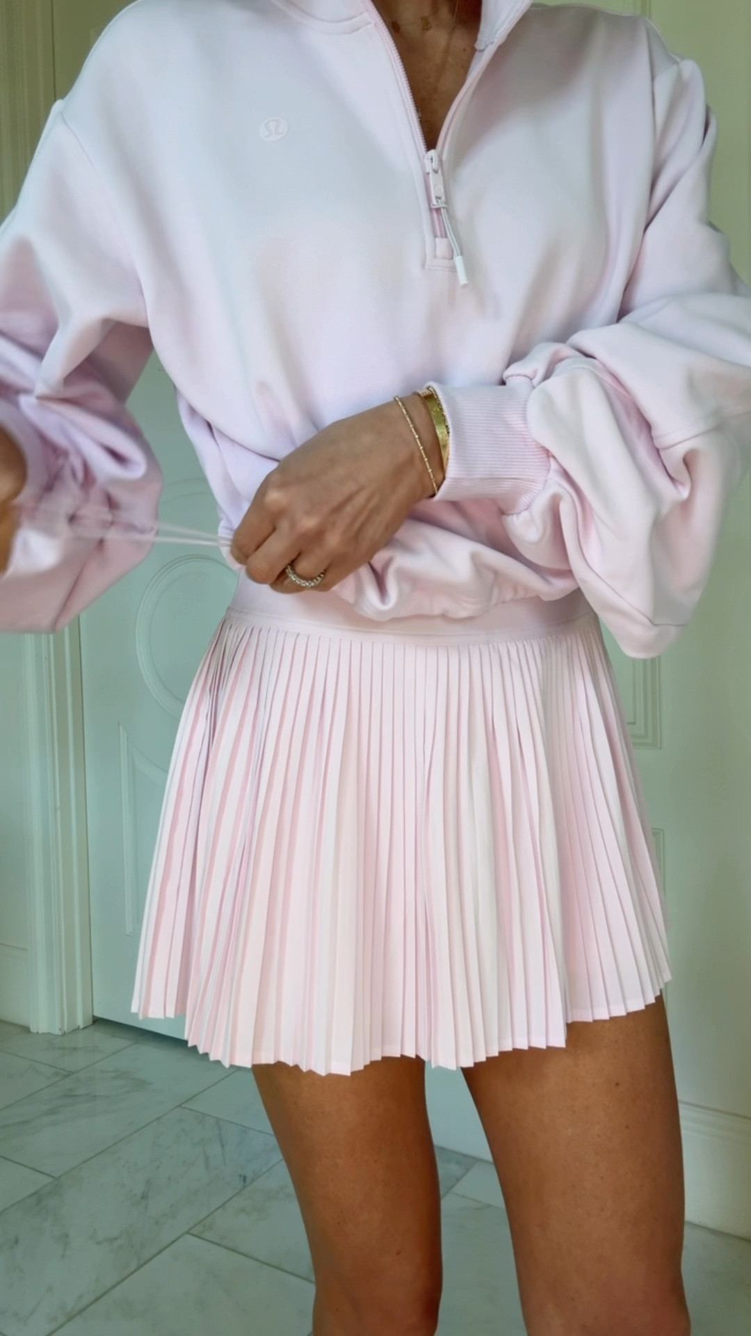 Mon friendly summer outfit from Lululemon. I'm wearing size s in top and 6 in skirt 

#LTKFindsUnder100