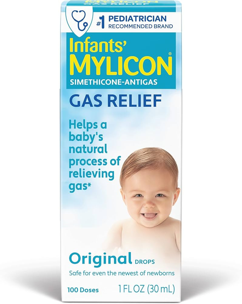 Mylicon Gas Relief Drops for Infants and Babies, Original Formula, 1 Fluid Ounce | Amazon (US)