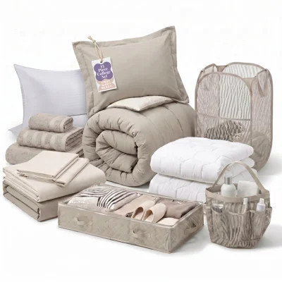 Back to College Kit, Twin xl Bed in a Bag With College Essentials | Wayfair North America