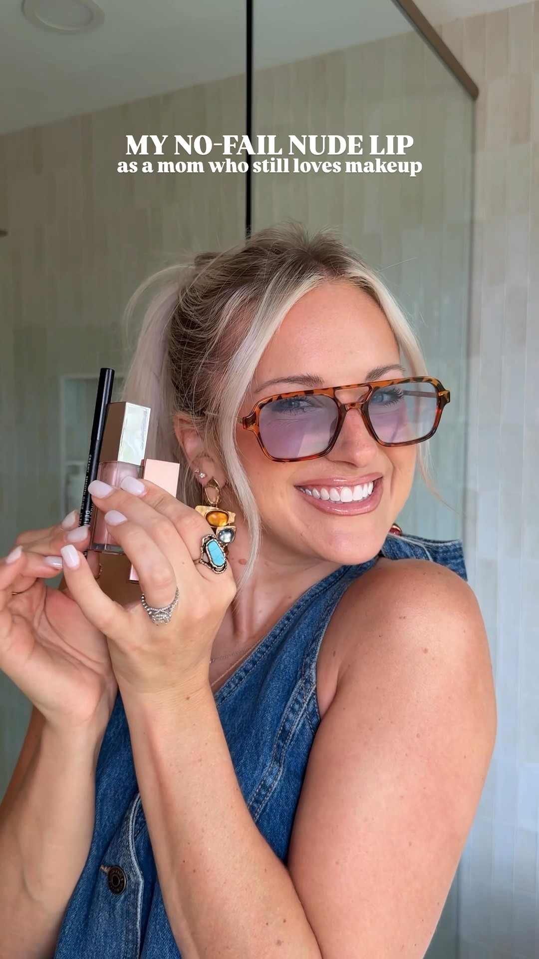 shades are: Nude Honey (liner), Platinum (lipstick), and $weetmouth (lipgloss) — everything is included in the Spring Savings Event, so you can get the whole combo for under $65 today! 🎉 #nudelipstick #lipcombo #makeupfavorites #nudelipgloss 

#LTKSaleAlert #LTKFindsUnder50 #LTKBeauty