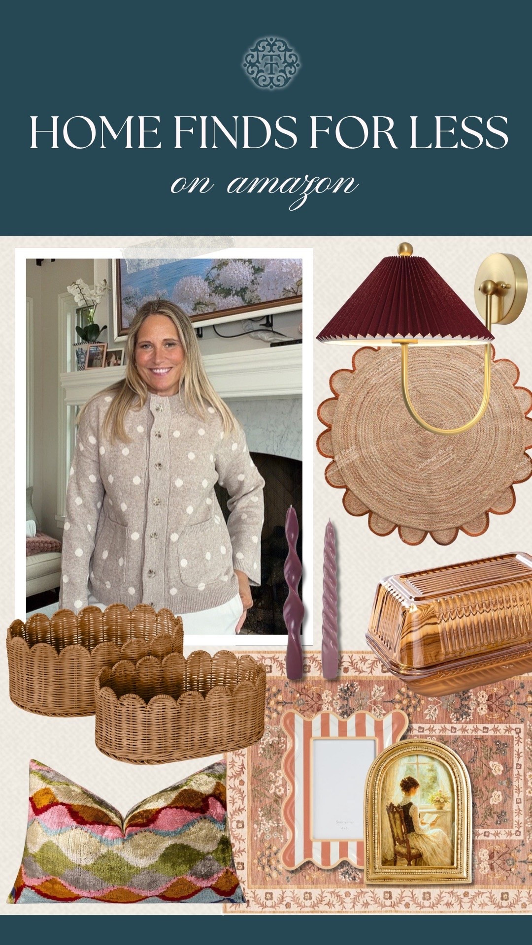 We’re loving these Amazon home finds for less. From woven baskets and a pretty table lamp to candles, trays, and colorful pillows, there are so many good pieces in this roundup. Perfect for adding a little personality to your space without spending a ton.

#LTKSeasonal #LTKOver40 #LTKHome