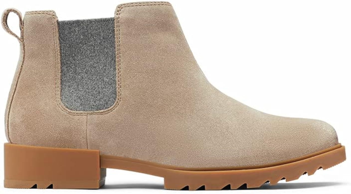 SOREL Women's Emelie II Chelsea Boot — Waterproof Leather Rain Boots | Amazon (US)