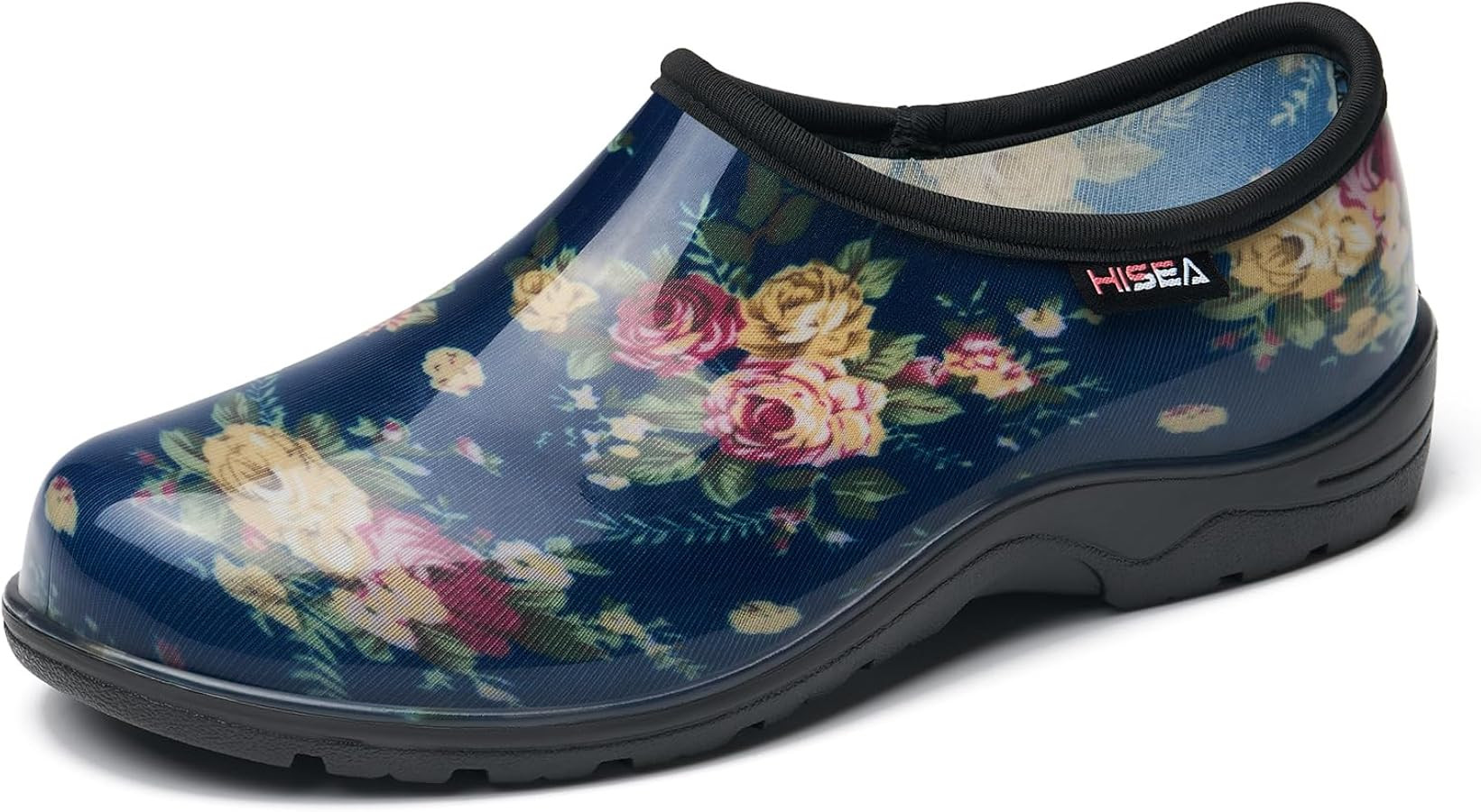 HISEA Waterproof Garden Shoe for Women Outdoor Slip-On Garden Clogs Rubber Rain Boots Short Ankle... | Amazon (US)