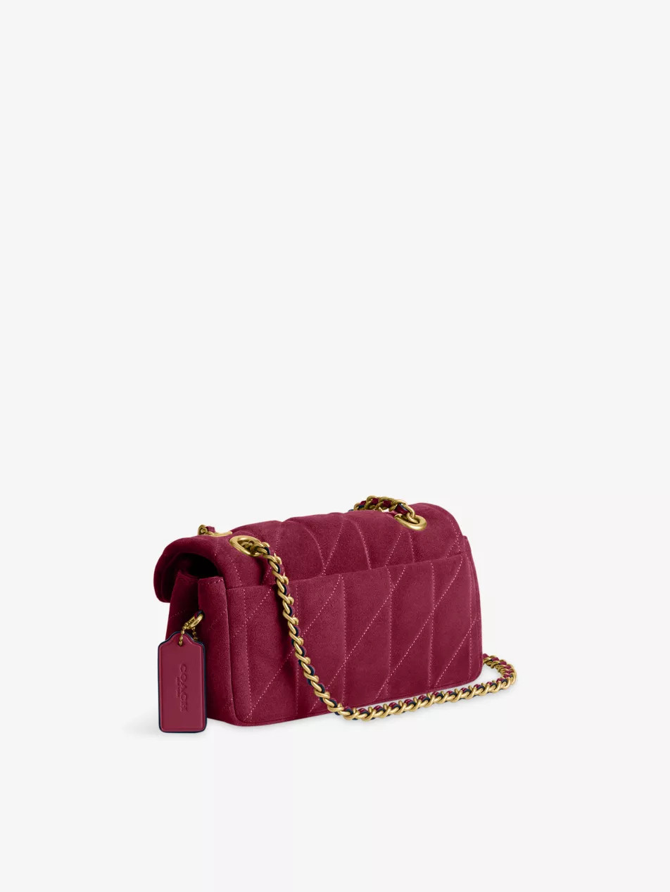 Tabby 20 Suede Shoulder Bag | Selfridges