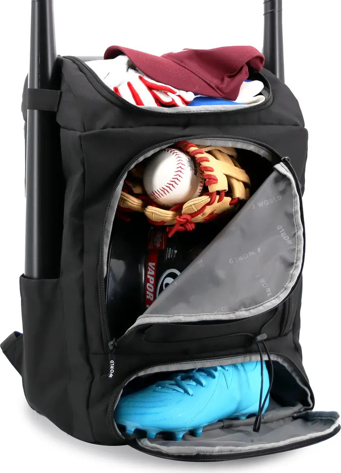 J World Athlete Multi Sports Backpack with Shoe Compartment Bat Holders and Night Visibility | No... | Nordstrom