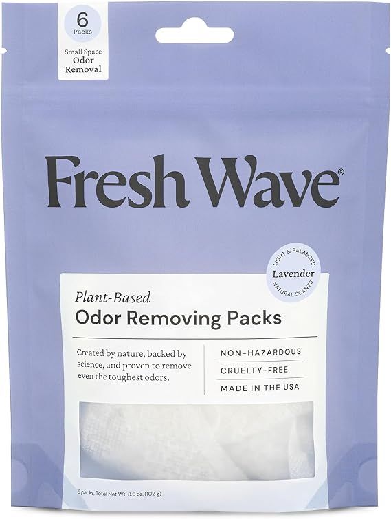 Fresh Wave Lavender Odor Eliminating & Deodorizing Packs | Bag of 6 | Safer Odor Relief for Small... | Amazon (US)