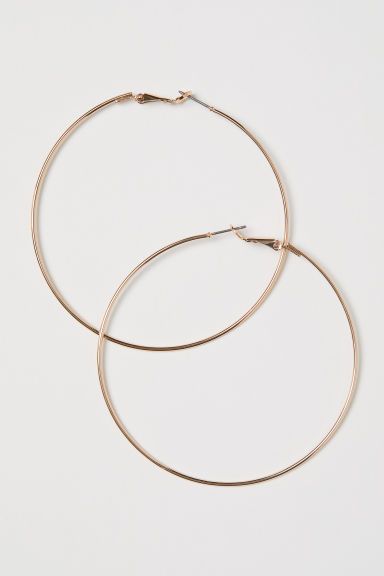 H & M - Large Earrings - Gold | H&M (US + CA)