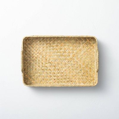Natural Woven Grass Tray - Hearth & Hand™ with Magnolia | Target